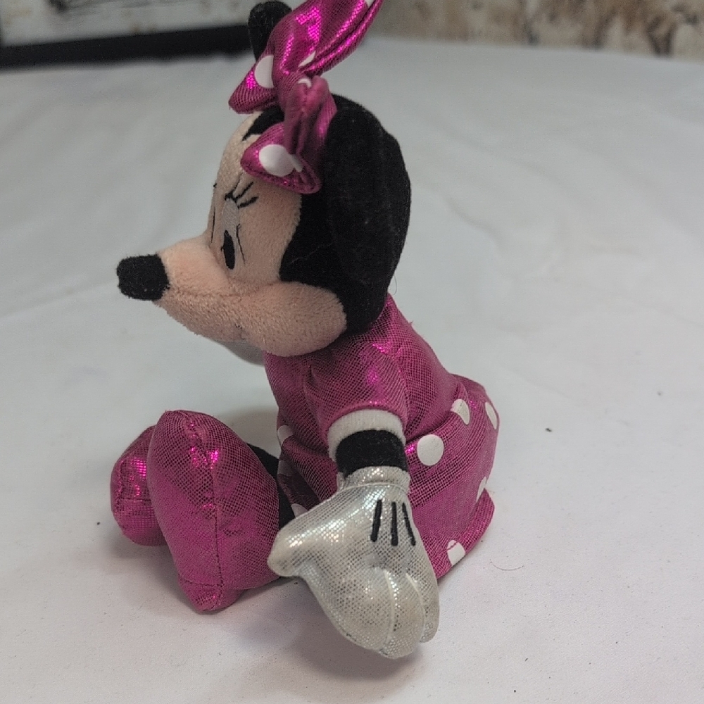 Disney Minnie Mouse TY Mini Disney Plush - Pink and Black - Picture 5 of 5